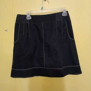 Carole Little Black Mini Skirt